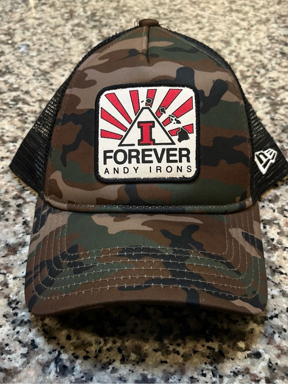Andy Irons Forever Camouflage Trucker Hat - Green/Brown